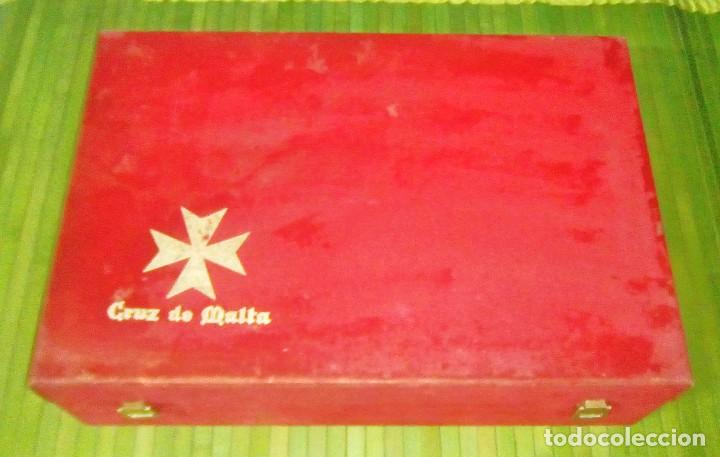 Vintage: ESTUCHE VACIO CRUZ DE MALTA- - Foto 4