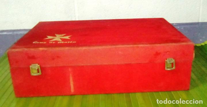 Vintage: ESTUCHE VACIO CRUZ DE MALTA- - Foto 6