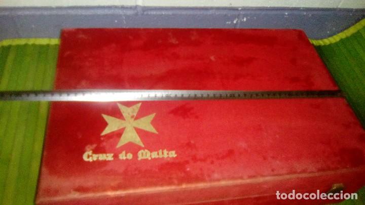 Vintage: ESTUCHE VACIO CRUZ DE MALTA- - Foto 14