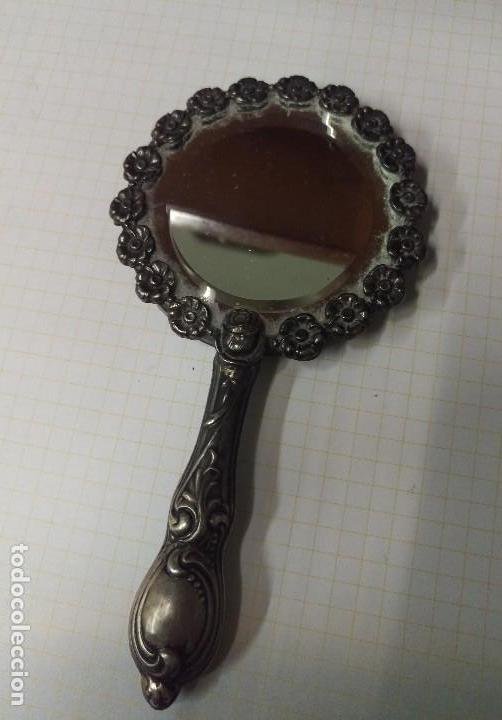 espejo de mano plata maciza española 915 antigu - Compra venta en  todocoleccion