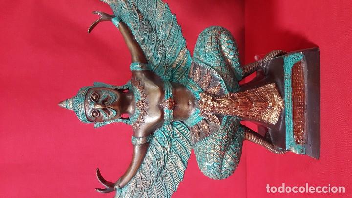 Vintage: W Dios alado. En bronce. - Foto 2