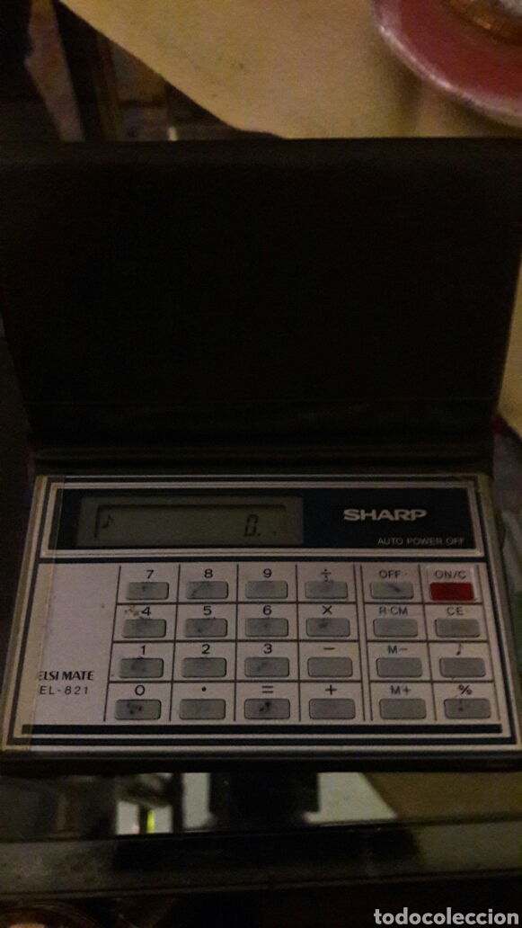 Vintage: calculadora de bolsillo sharp funcionando envio incluido - Foto 1