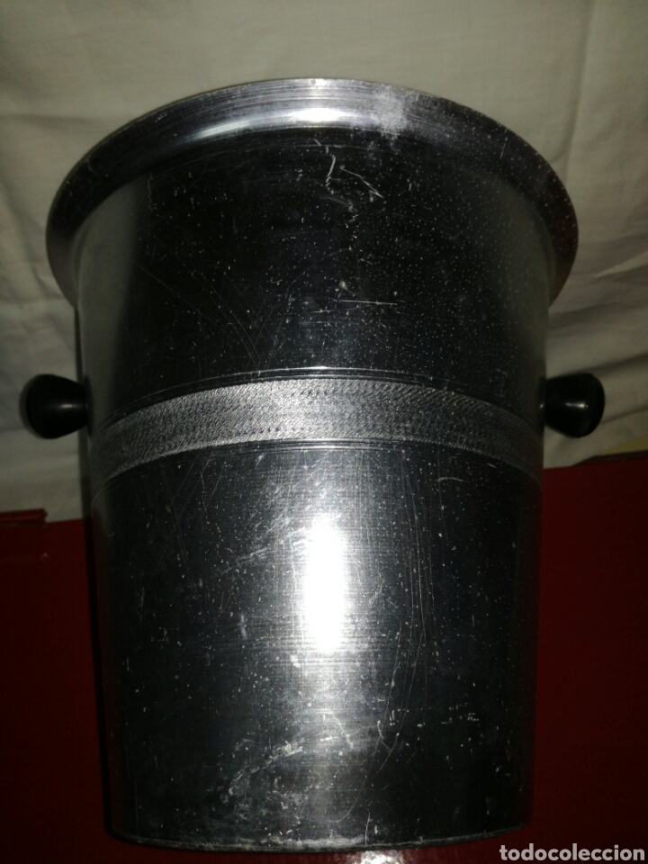 Vintage: Gran cubitera de aluminio anodizado - Foto 2