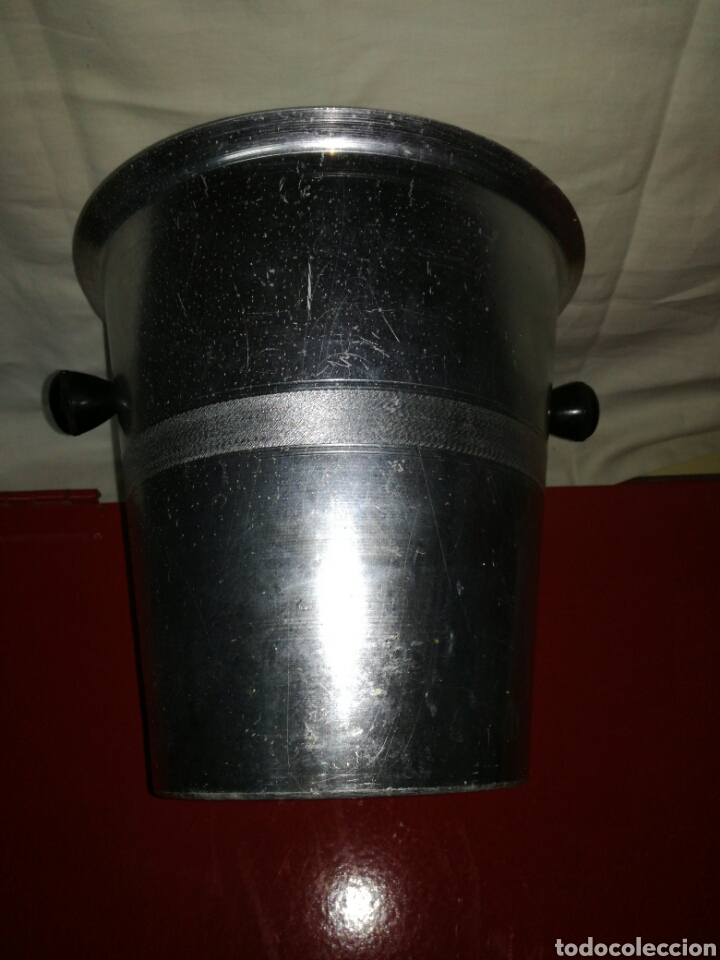 Vintage: Gran cubitera de aluminio anodizado - Foto 4