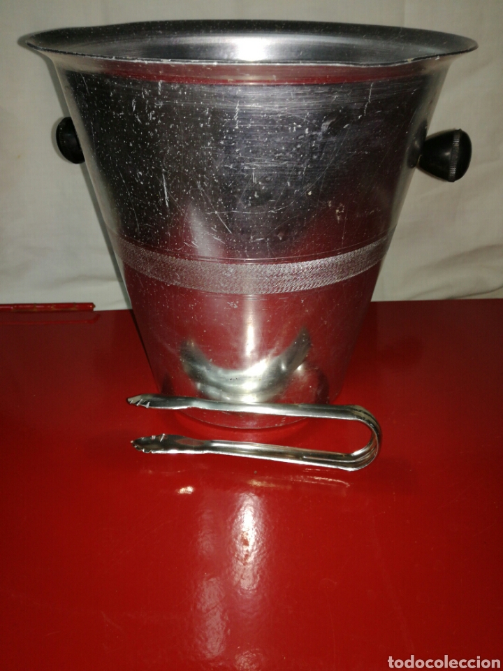 Vintage: Gran cubitera de aluminio anodizado - Foto 6