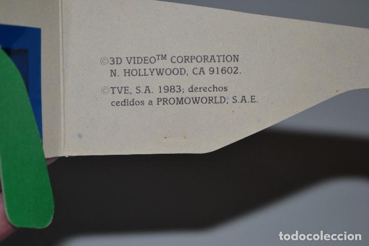 Vintage: Gafas 3D TVE a&ntilde;o 1983 - Foto 3