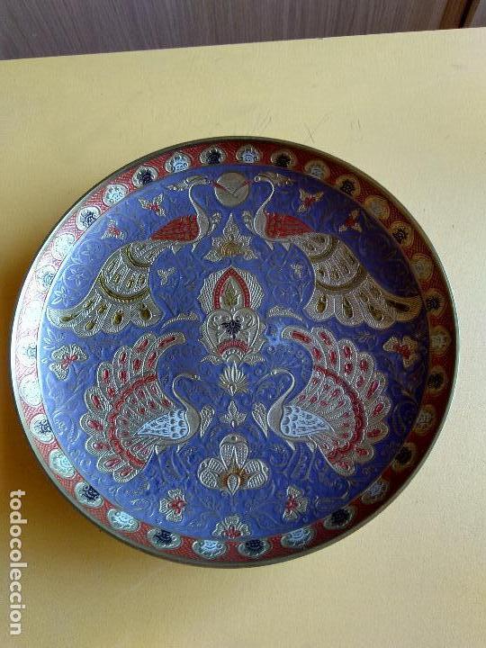 Vintage: PLATO DECORACION ORIENTAL - Foto 1