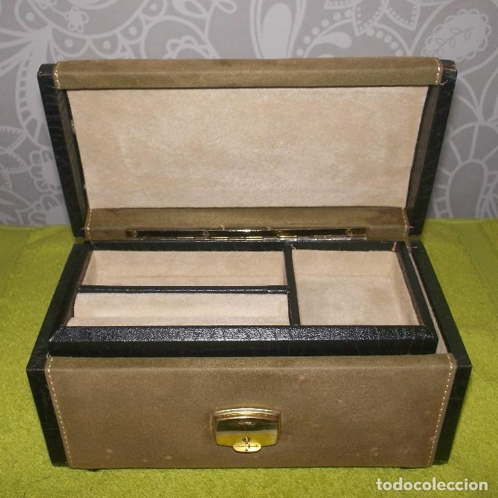 Vintage: COFRE JOYERO DE POLIPIEL-VINTAGE - Foto 1