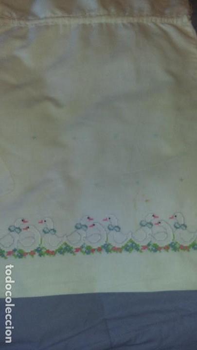 Vintage: Dos antiguas bolsas de pan bordadas - Foto 4