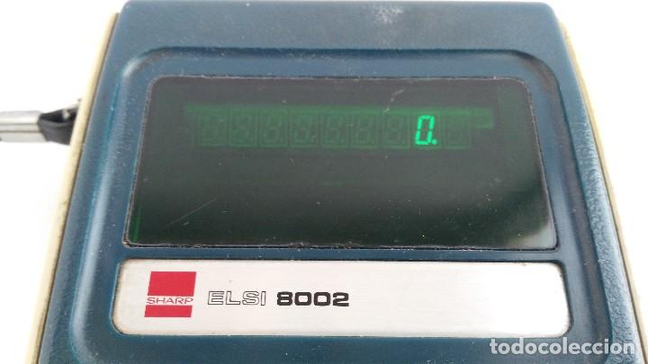 Vintage: antigua calculadora sharp elsi  8002 - Foto 2