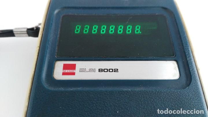 Vintage: antigua calculadora sharp elsi  8002 - Foto 4