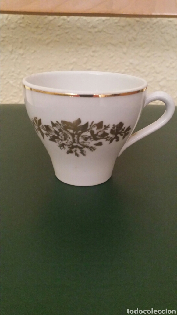 Vintage: Taza y plato Santa Clara