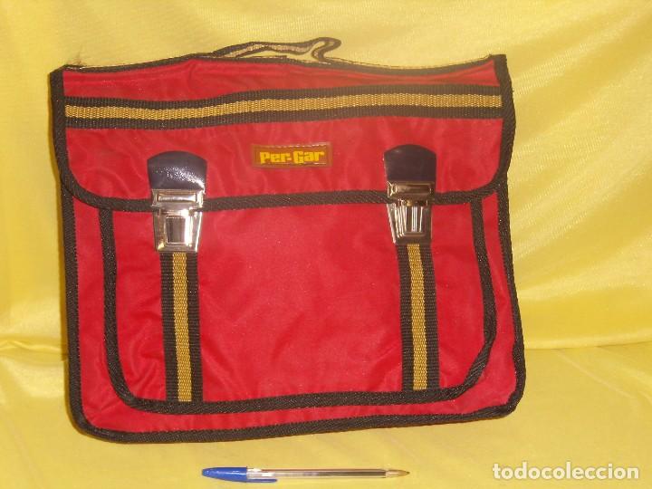 Absorbente Específicamente raqueta cartera mochila escolar roja vintage de per - g - Compra venta en  todocoleccion
