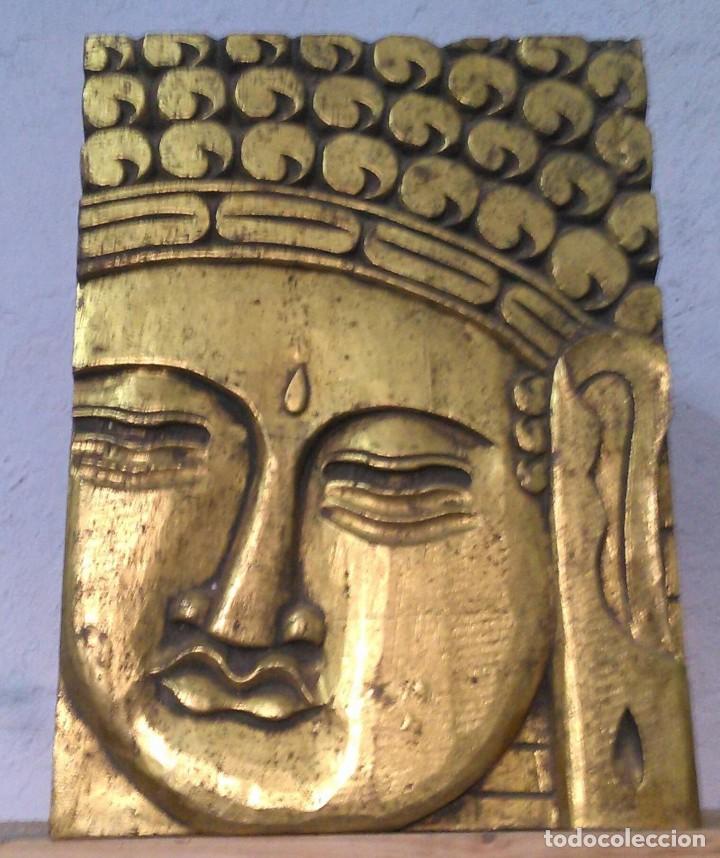 Vintage: Buda, caja decorativa dorada - Foto 1