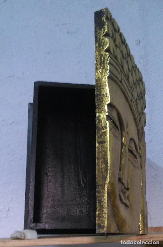 Vintage: Buda, caja decorativa dorada - Foto 2