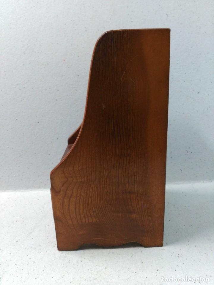 Vintage: RELOJ CAJA DE MUSICA EN MADERA - Foto 3