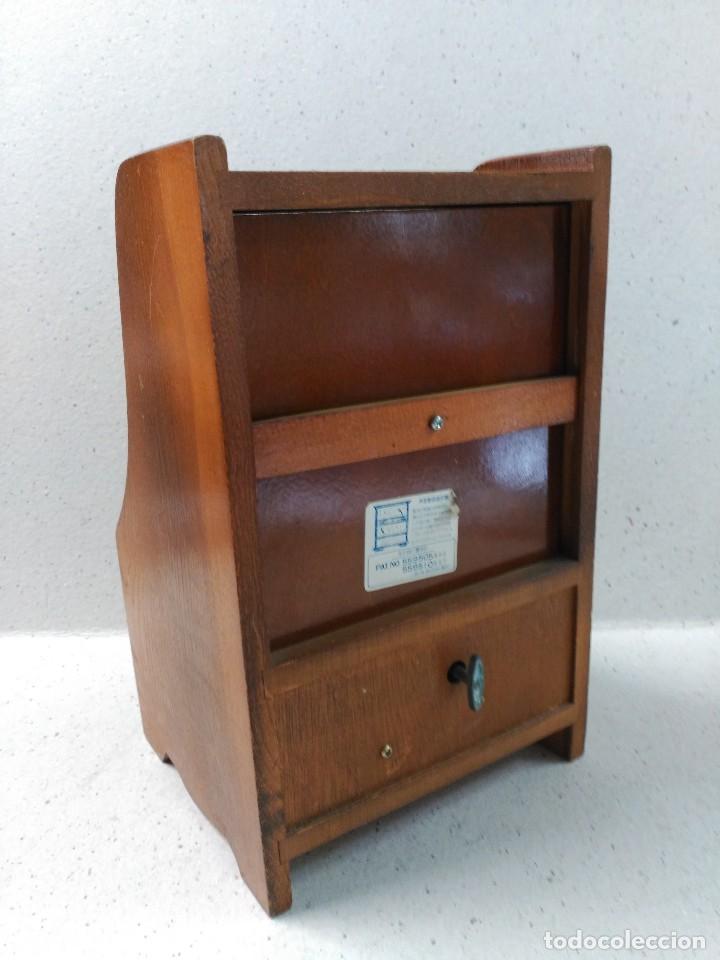 Vintage: RELOJ CAJA DE MUSICA EN MADERA - Foto 4