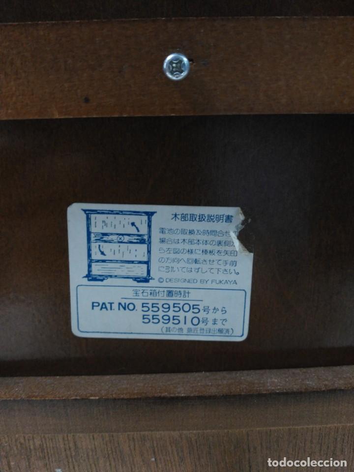Vintage: RELOJ CAJA DE MUSICA EN MADERA - Foto 6