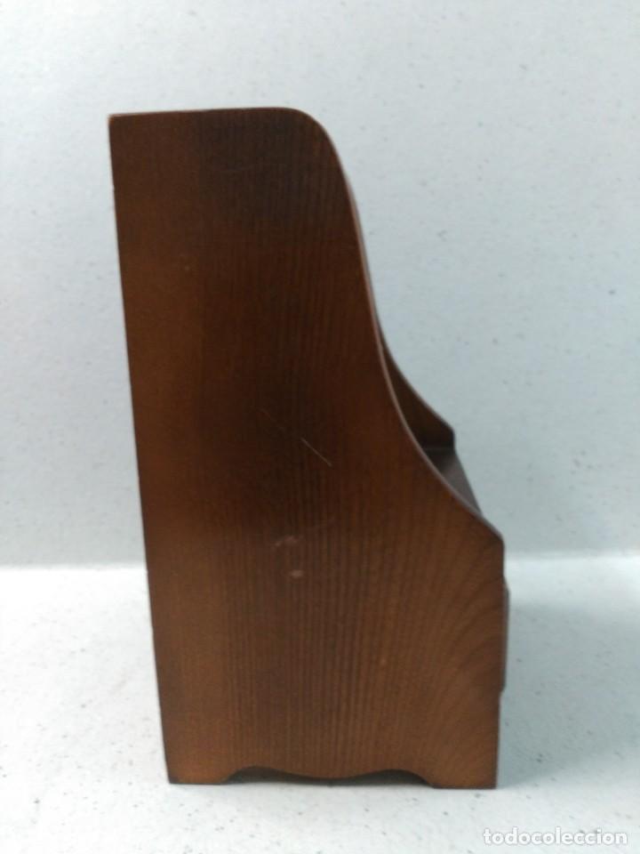 Vintage: RELOJ CAJA DE MUSICA EN MADERA - Foto 8