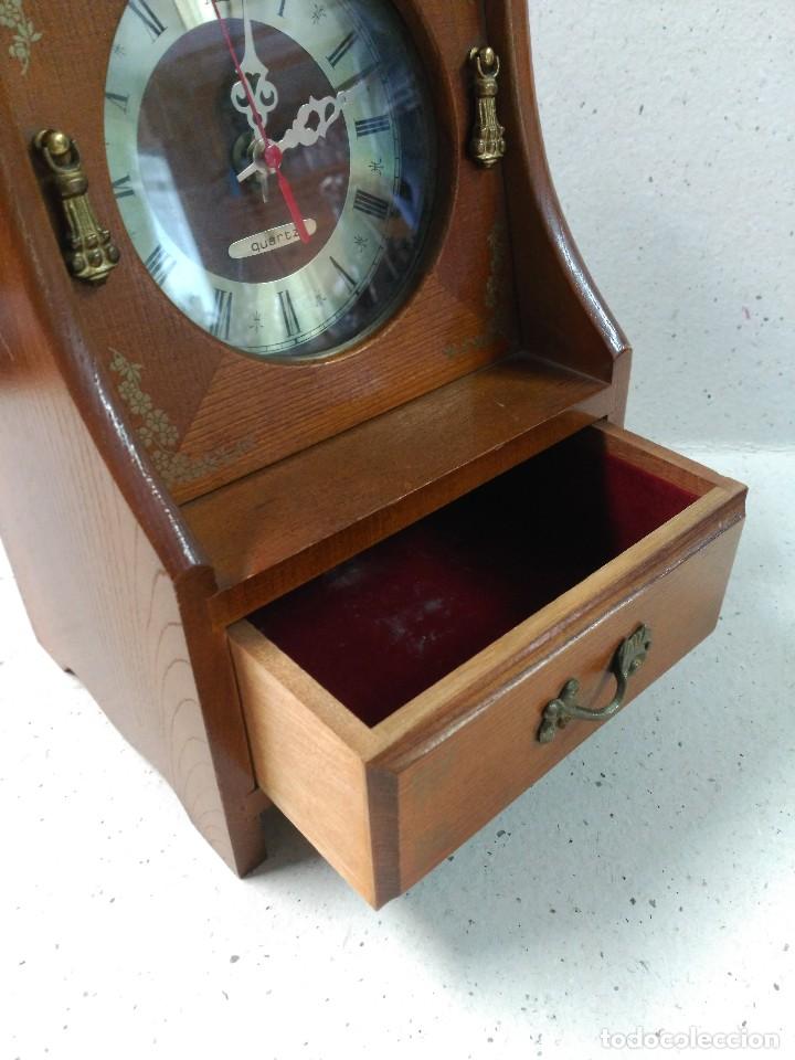 Vintage: RELOJ CAJA DE MUSICA EN MADERA - Foto 10