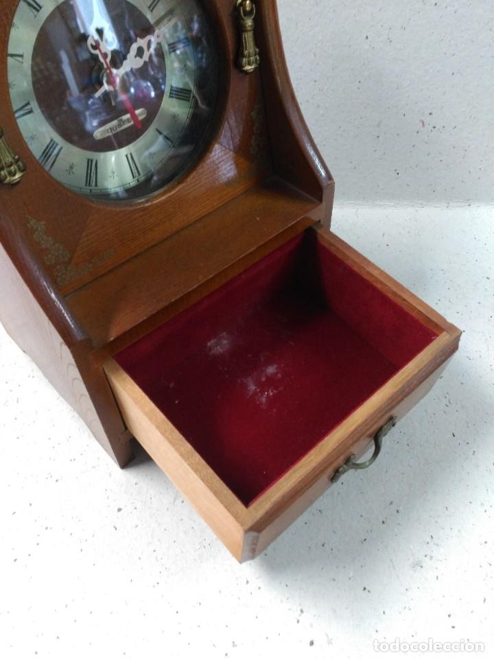 Vintage: RELOJ CAJA DE MUSICA EN MADERA - Foto 11