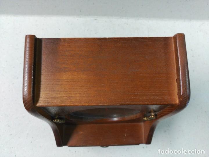 Vintage: RELOJ CAJA DE MUSICA EN MADERA - Foto 12