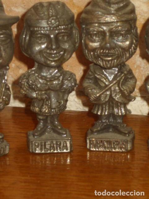 Vintage: JUEGO COMPLETO DE CABEZUDOS DE ZARAGOZA. - Foto 4