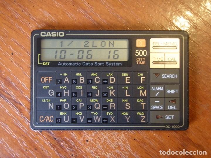 Vintage: CALCULADORA CASIO DC-1000BK DC1000BK FUNCIONANDO Y CON FUNDA - Foto 1