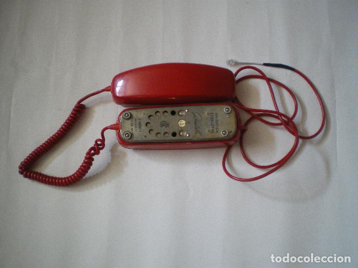 Vintage: TELEFONO ROJO TIPO GONDOLA - Foto 3