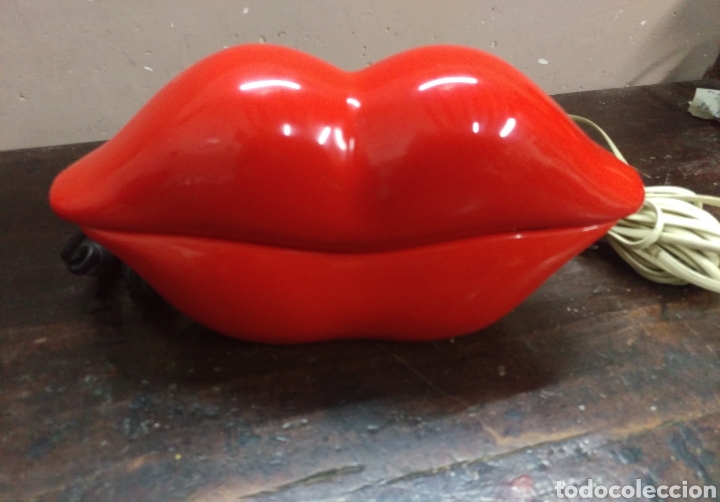 Vintage: Telefono vintage labios rojos funcionando - Foto 2