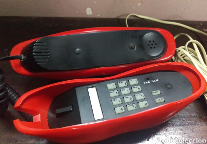 Vintage: Telefono vintage labios rojos funcionando - Foto 3