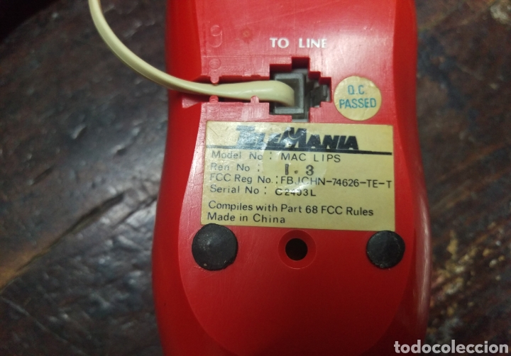 Vintage: Telefono vintage labios rojos funcionando - Foto 5