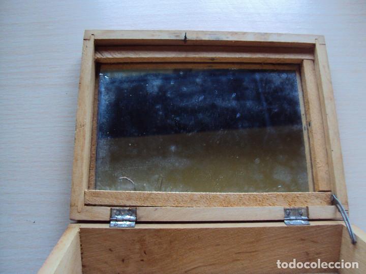Vintage: CAJA ANTIGUA CON ESPEJO - Foto 4