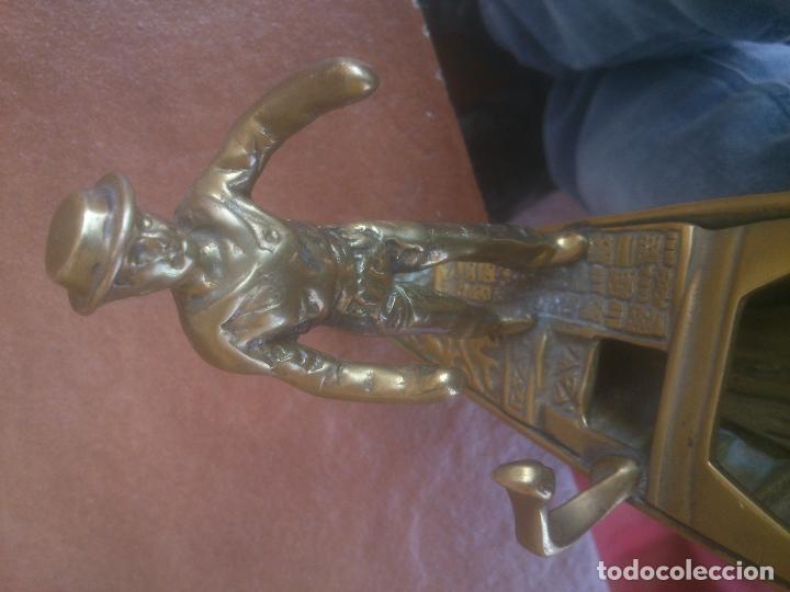 Vintage: ANTIGUA GONDOLA EN BRONCE TRABAJADO - Foto 10