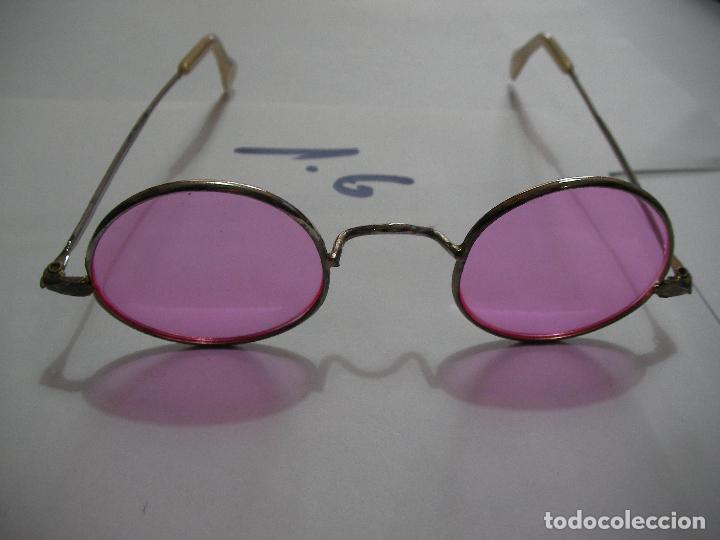 Vintage: ANTIGUAS GAFAS DE SOL TIPO LENNON - Foto 1