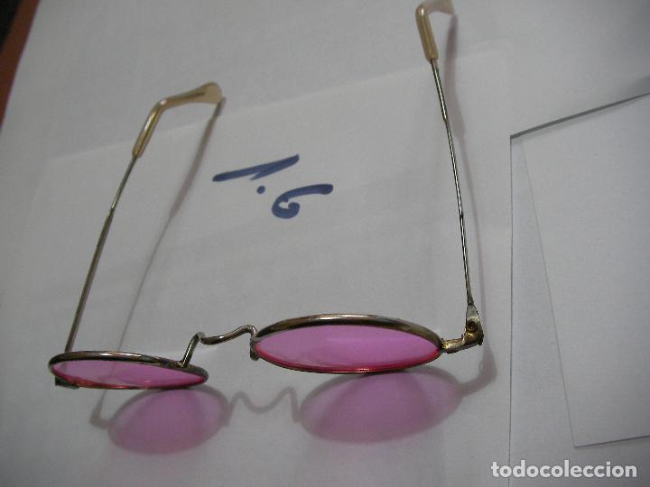 Vintage: ANTIGUAS GAFAS DE SOL TIPO LENNON - Foto 2
