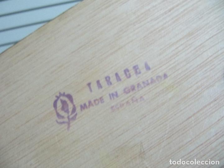 Vintage: Bandeja octogonal con marqueteria taracea de granada - Foto 5
