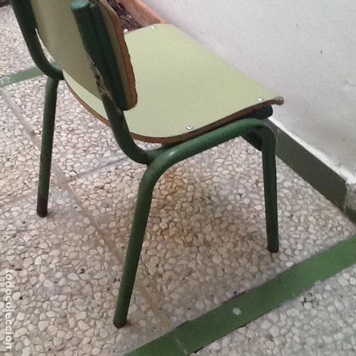 Vintage: SILLA ESCOLAR DE PARVULOS - Foto 3