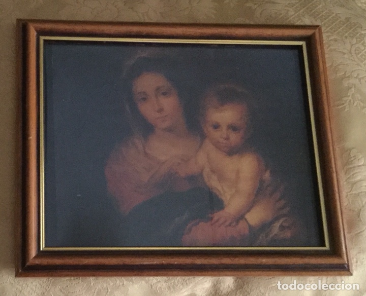 Vintage: MARCO DE MADERA CON L&Aacute;MINA - Foto 3