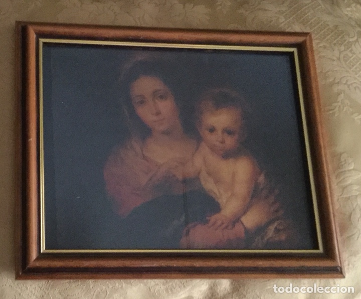 Vintage: MARCO DE MADERA CON L&Aacute;MINA - Foto 4