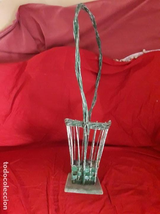 Vintage: Cesta de mimbre - Foto 3