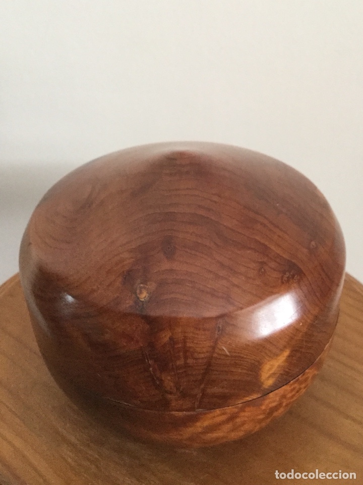 Vintage: CAJA DE MADERA DE RA&Iacute;Z DE TUYA - Foto 2