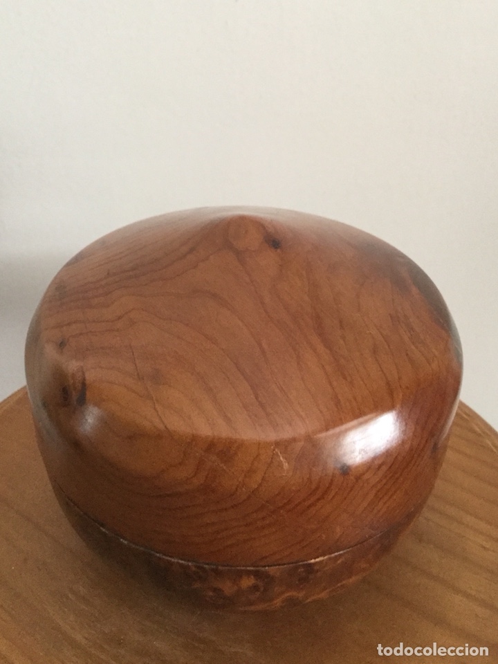 Vintage: CAJA DE MADERA DE RA&Iacute;Z DE TUYA - Foto 10