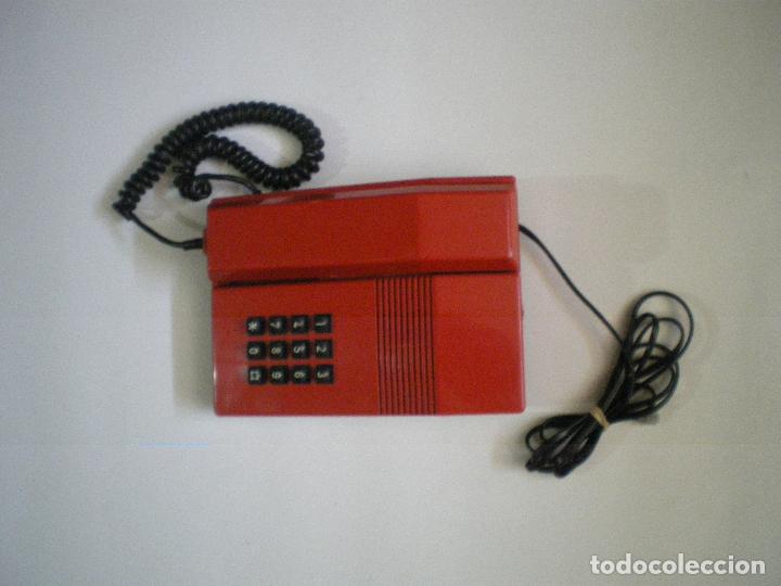 Vintage: TELEFONO ROJO TEIDE FUNCIONANDO - Foto 2
