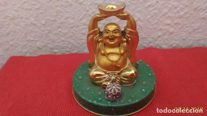 Vintage: Figura de Buda. Dorado. - Foto 1