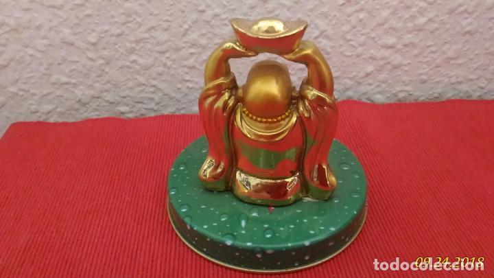 Vintage: Figura de Buda. Dorado. - Foto 3