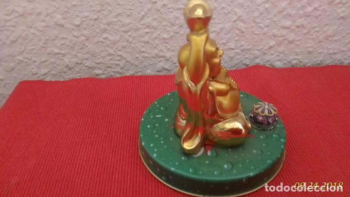 Vintage: Figura de Buda. Dorado. - Foto 4