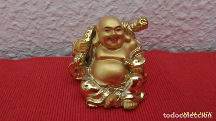 Vintage: Figura de Buda. Dorado. - Foto 1