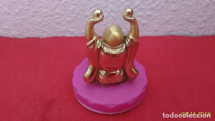 Vintage: Figura de Buda. Dorado. - Foto 2