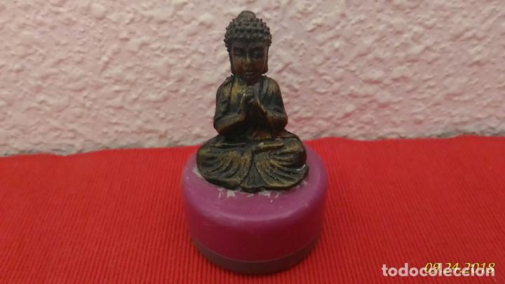 Vintage: Figura de Buda. Negro - Foto 1